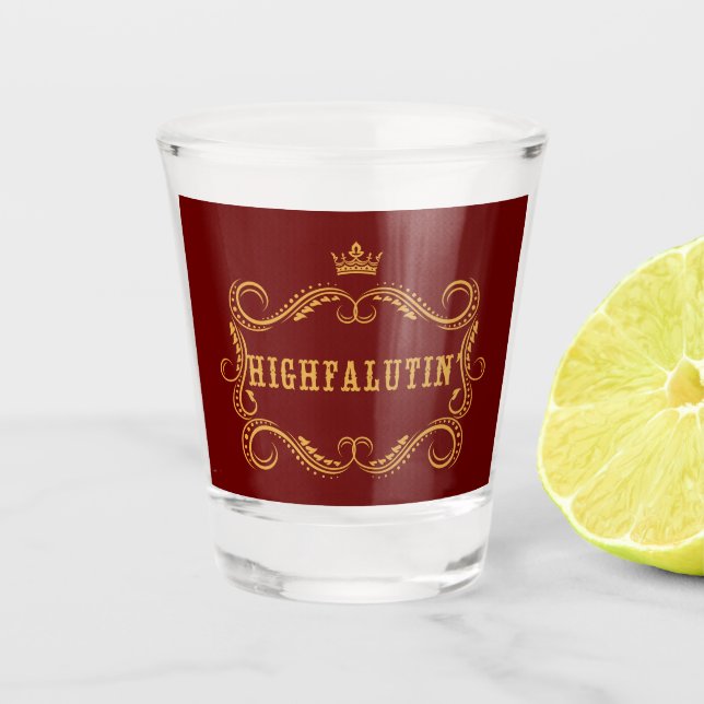 Vaso De Chupito La divertida jerga del país de Highfalutin (Anverso)
