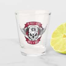 La edad perfecta para el rock y el roll Shot glass