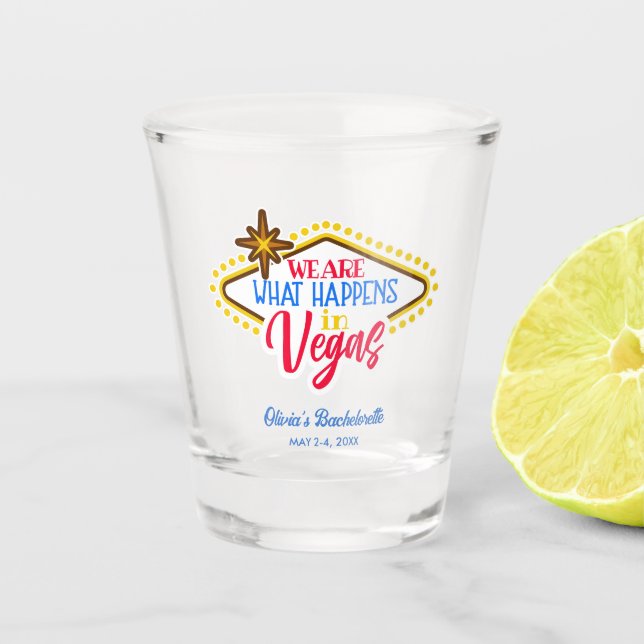 Vaso De Chupito La favorita de la Bachelorette de Las Vegas (Anverso)