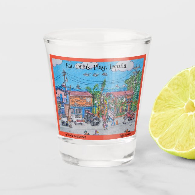 Vaso De Chupito La Fonda, La Mision, Baja Shot Glass