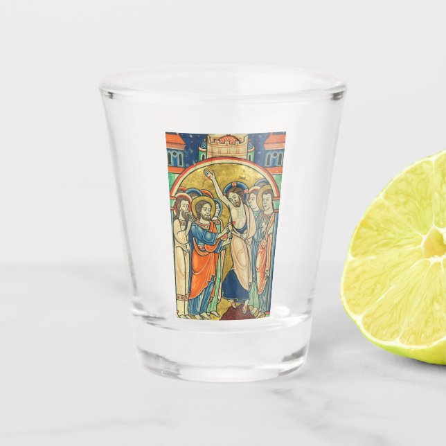 Vaso De Chupito La incredulidad de Santo Tomás de Salter (Anverso)