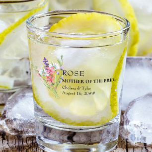 Vaso De Chupito La madre de la novia, el favor de la boda de la fl