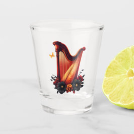 Vaso De Chupito La melodía cósmica, la magia del arpa.