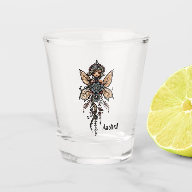 Vaso De Chupito La melodía de la naturaleza, la danza del hada flo (Anverso)