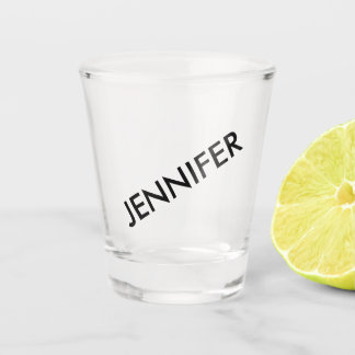 Vaso De Chupito La Moda moderna extravagante la nombra personaliza