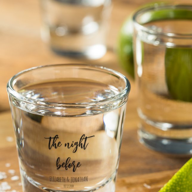 Vaso De Chupito La noche antes de la cena del ensayo Boda (Subido por el creador)