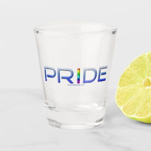 Vaso De Chupito La palabra de orgullo de SlipperyJoe letras metáli