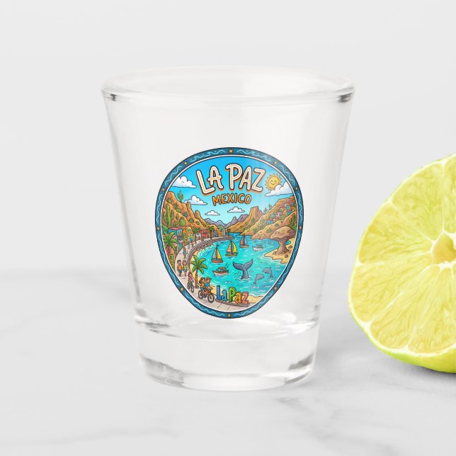 Vaso De Chupito La Paz México (Anverso)
