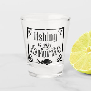 Vaso De Chupito La pesca es mi cita favorita
