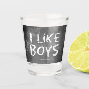 Vaso De Chupito La pizarra sucia oscura de SlipperyJoe's Me gustan