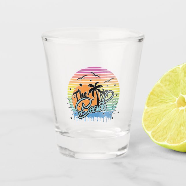 Vaso De Chupito La Playa (Anverso)