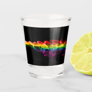 Vaso De Chupito La pluma de energía de arcoíris de SlipperyJoe atr