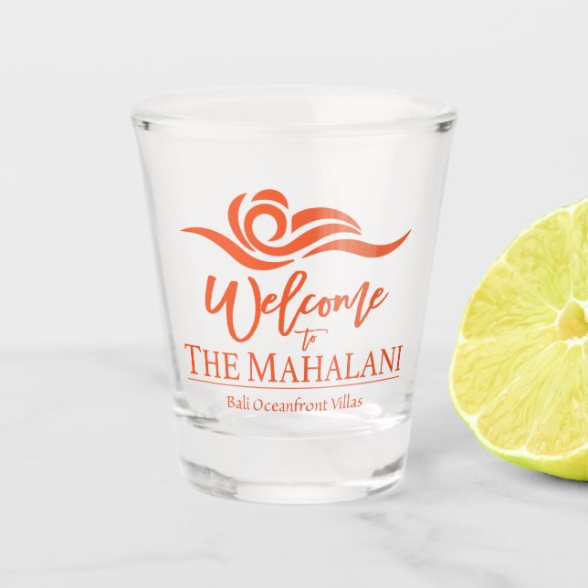 Vaso De Chupito La recepción de Mahalani (Anverso)