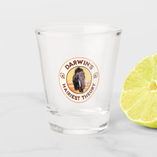 Vaso De Chupito La teoría más peluda de Darwin Mamut lanudo lindo