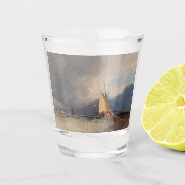 Vaso De Chupito La tormenta se acerca a 1830 (Anverso)