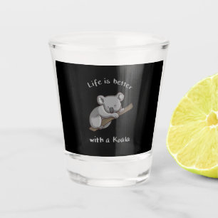 Vaso De Chupito La Vida Es Mejor Con Koala