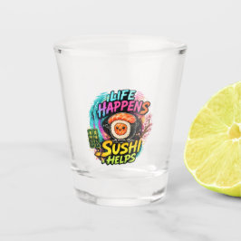 Vaso De Chupito La vida sucede Sushi ayuda