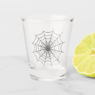 Vaso De Chupito La web de una araña simple