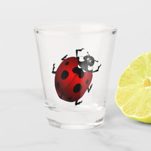 Vaso De Chupito Ladybug Art Shot Glasses Regalos & Ladybug Glass