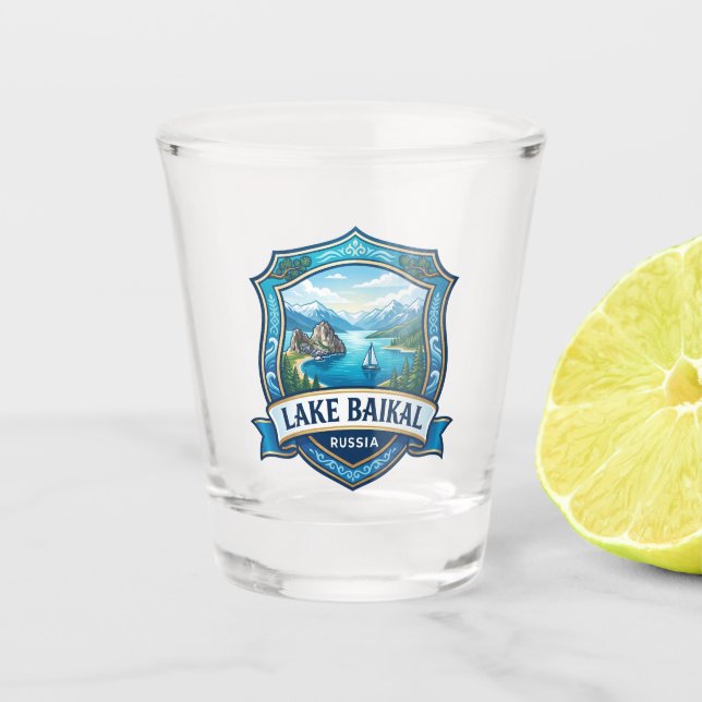Vaso De Chupito Lago Baikal Rusia (Anverso)