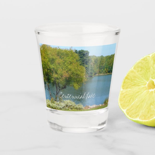 Vaso De Chupito Lago Centennial en Ellicott City Maryland (Anverso)
