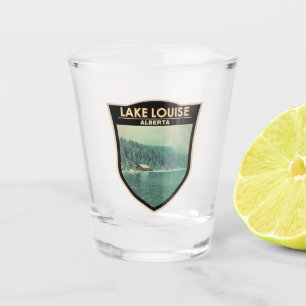 Vaso De Chupito Lago Louise Alberta Canadá Viaje de arte