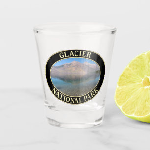 Vaso De Chupito Lago McDonald en el Parque Nacional Glacier en Mon