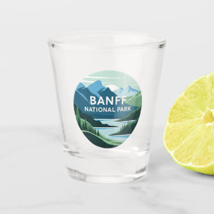 Vaso De Chupito Lago Moraine en el Parque Nacional Banff Canadá Vi