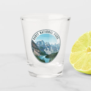Vaso De Chupito Lago Moraine en el Parque Nacional Banff Canadá Vi