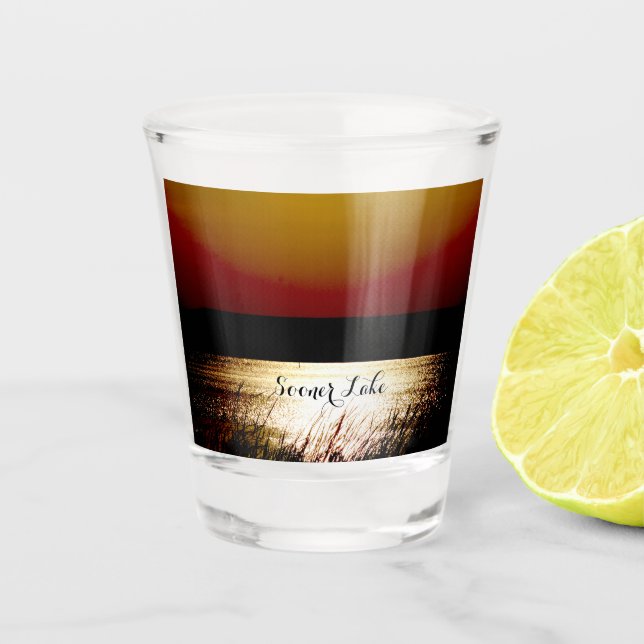 Vaso De Chupito Lago Sooner (Anverso)