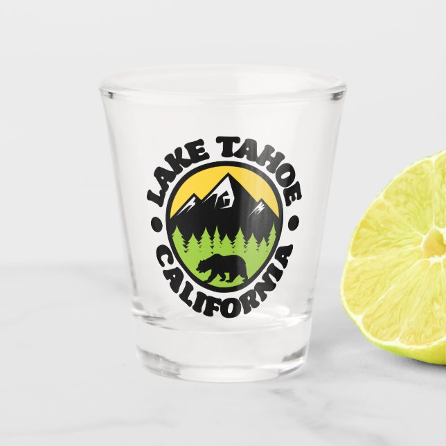 Vaso De Chupito Lago Tahoe, California (Anverso)