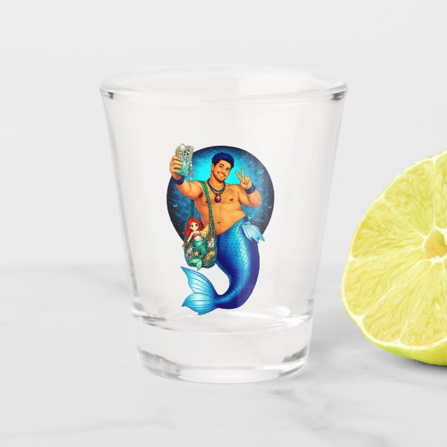 Vaso De Chupito Laguna Merbear - Kai Mizuno (Anverso)