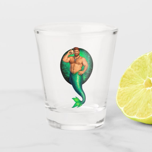 Vaso De Chupito Laguna Merbear - Tadhg Ó Farraige (Anverso)