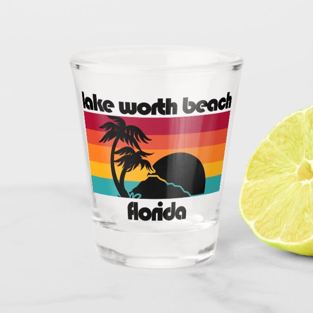 Vaso De Chupito Lake Worth Beach Florida (Anverso)