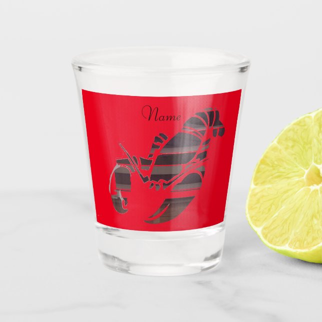 Vaso De Chupito Langostas de Maine Rojas Thunder_Cove (Anverso)