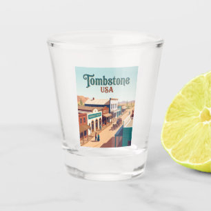 Vaso De Chupito Lápida USA