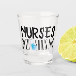 Vaso De Chupito Las enfermeras necesitan inyecciones para jeringas