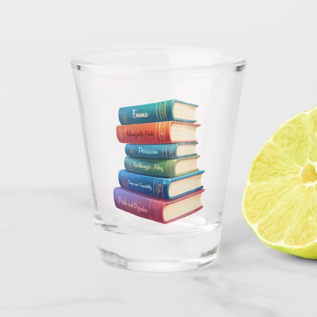 Vaso De Chupito Las novelas VIII de Jane Austen (Anverso)