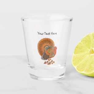 Vaso De Chupito Las plumas coloreadas masculinas de Turquía ceden