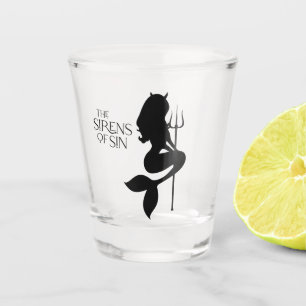 Vaso De Chupito Las sirenas del logo de Sin v2 vidrio disparo