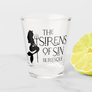 Vaso De Chupito Las sirenas del vidrio sin disparo