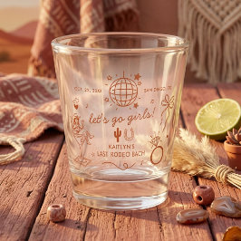 Vaso De Chupito Last Rodeo Disco Cowgirl Bachelorette Party
