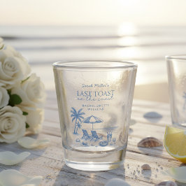Vaso De Chupito Last Toast on the Coast Beach Bachelorette Party