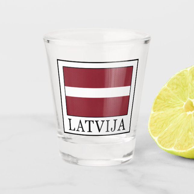Vaso De Chupito Latvija (Anverso)