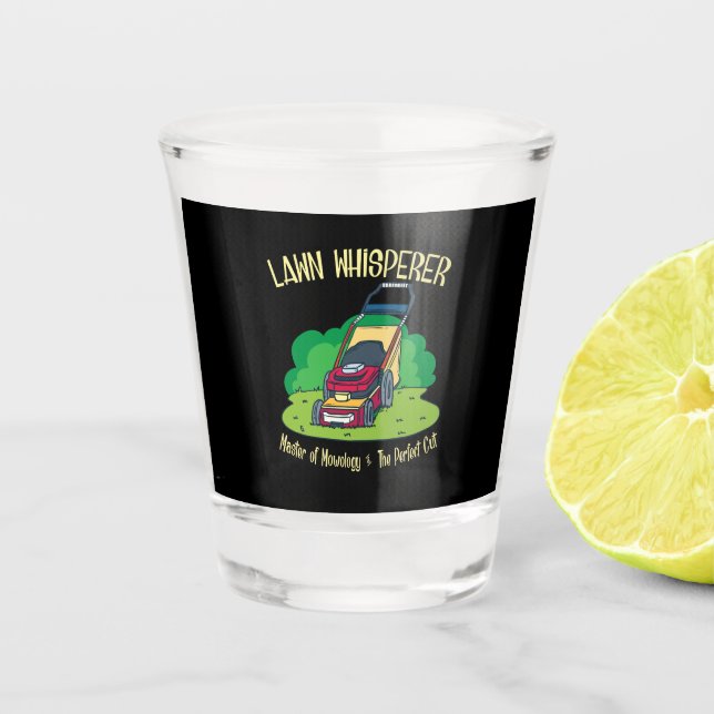 Vaso De Chupito Lawn Mower - Lawn Whisperer (Anverso)