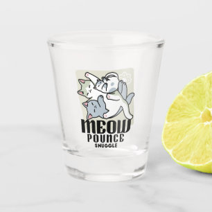 Vaso De Chupito Laze Furr Days - Diseño de gatos perezosos