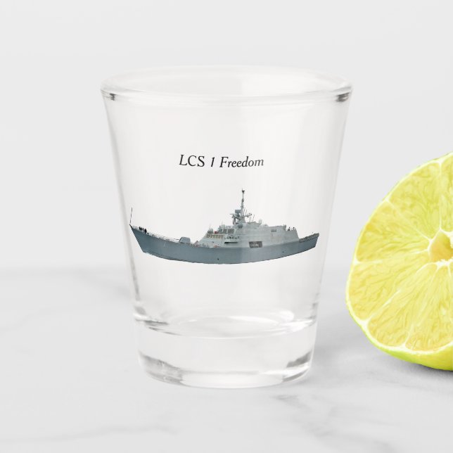 Vaso De Chupito LCS 1 Vidrio de disparo de libertad (Anverso)