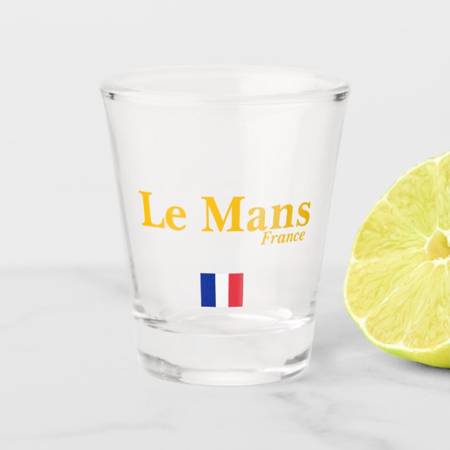 Vaso De Chupito Le Mans, Francia (Anverso)
