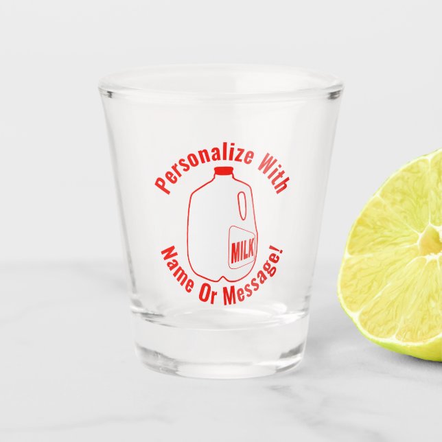 Vaso De Chupito Leche Jug (Anverso)