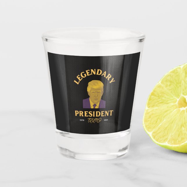 Vaso De Chupito Legendario presidente Shot Glass (Anverso)